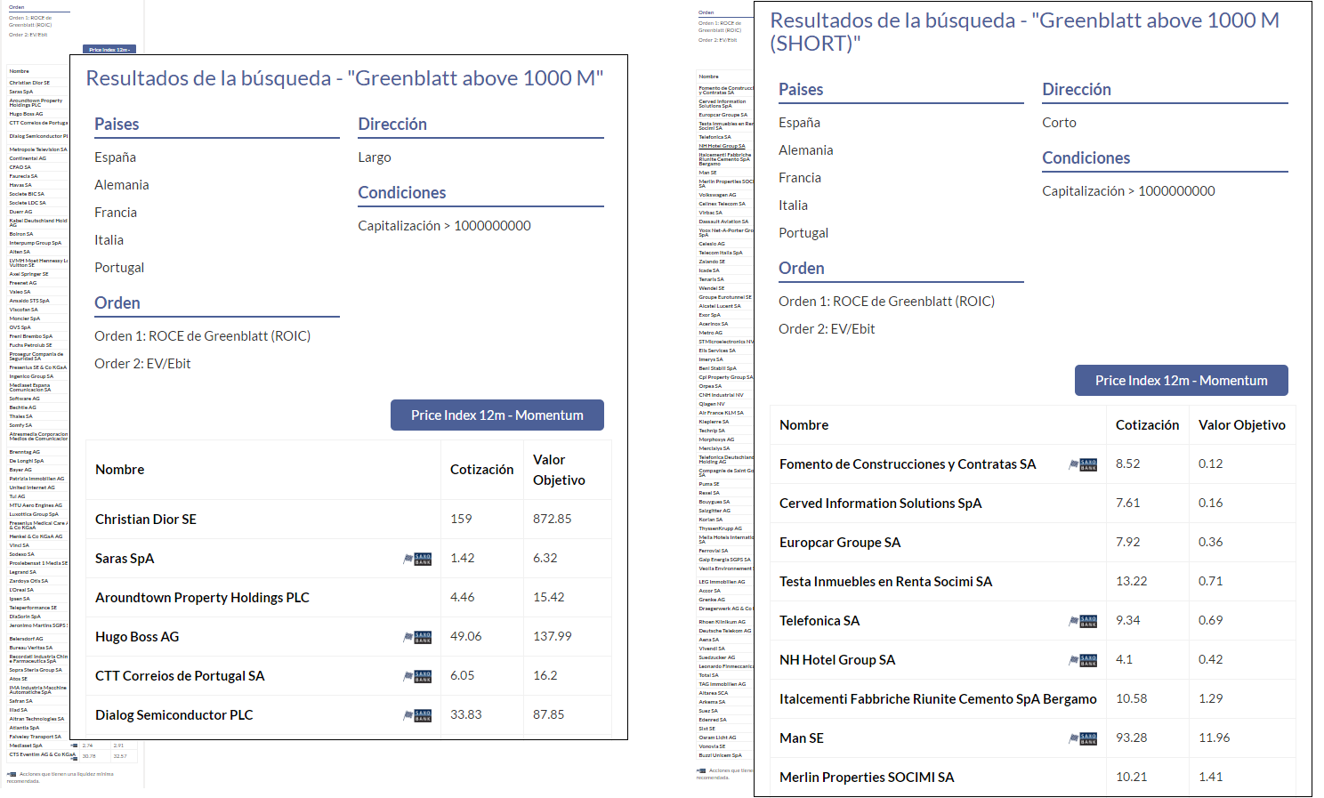 KAU+ Profesional - Trading cuantitativo - Clasificación long/short