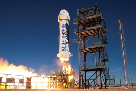 Lanzamiento de la capsula de Blue Origin