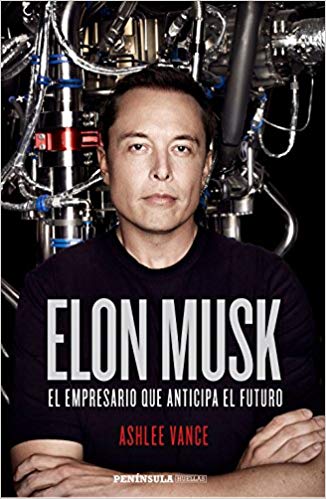 Elon Musk (portada del libro de Ashlee Vance)