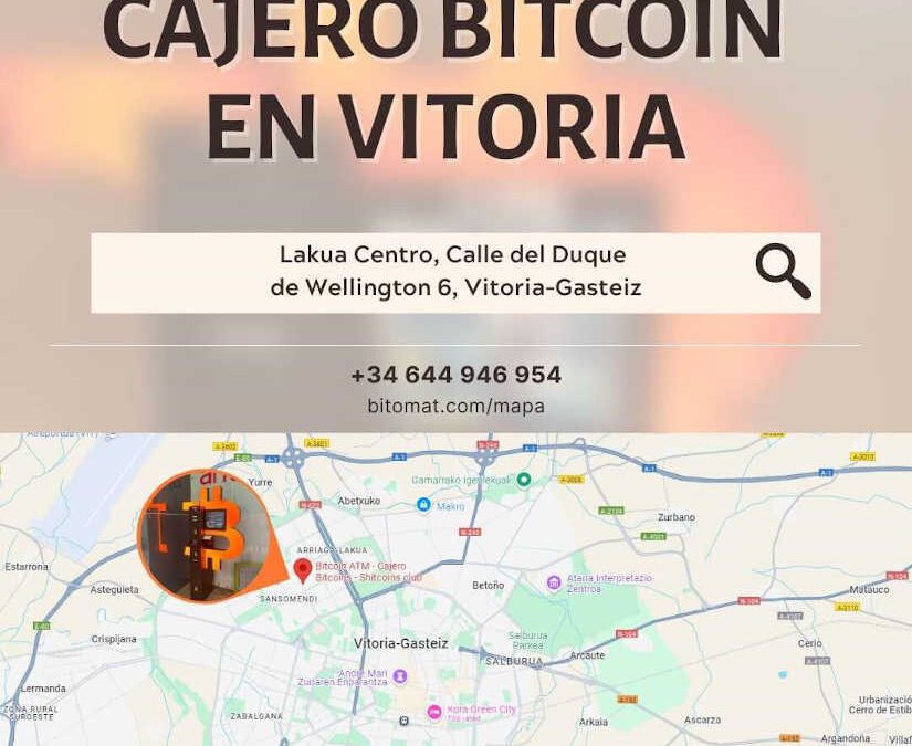 Ubicación de cajero de Bitcoin en Vitoria